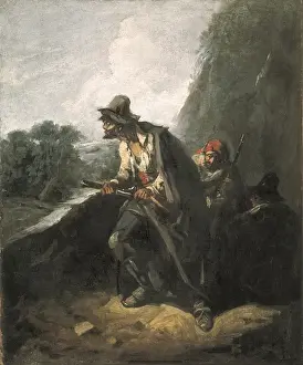 Velazquez Prints: LUCAS VELAZQUEZ, Eugenio (1817-1870). Bandits