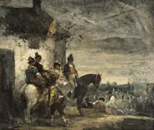 LUCAS VELAZQUEZ, Eugenio (1817-1870). Gypsies