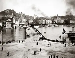 Giorgio Prints: Lucerne, Switzerland, circa 1890 (Giorgio Sommer)