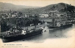 Luchana, River Nervion, Bilbao, Spain