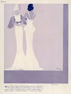Tulle Prints: Lucien Lelong / Dresses