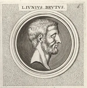 Consul Prints: Lucius Junius Brutus, founder of the Roman Republic