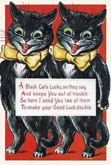 Good Prints: Lucky black cats
