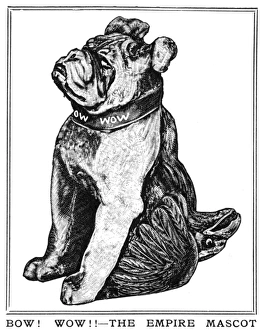 Lucky WWI bulldog mascot designed by John Hassall Lucky WWI bulldog mascot designed by John Hassall