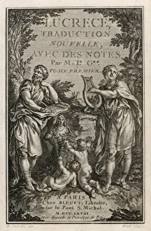 Lucretius Prints: Lucretius Title Page