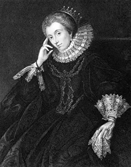 1627 Prints: Lucy Harrington, Countess of Bedford, c. 1600