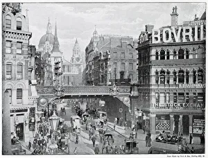 Bovril Prints: Ludgate Circus 1901
