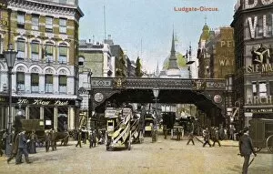 Images Dated 6th July 2011: Ludgate Circus / C1900