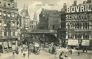 Bovril Prints: Ludgate Circus and Hill, London