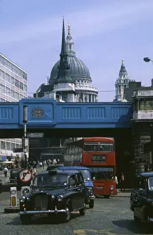 Ludgate Circus and St Pauls Cathedral, London