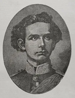 Francia Prints: Ludwig II of Bavaria (1845-1886). King of Bavaria
