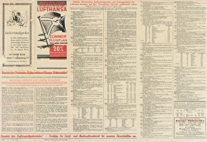 Images Dated 23rd May 2012: Lufthansa Poster, summer flights in Europe