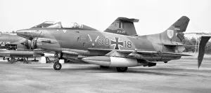 1970s 1980s Prints: Luftwaffe - Aeritalia G. 91R-3 30 plus 18