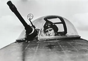Past Gallery: A Luftwaffe Air Gunner Sits in His Turret