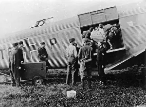 A Luftwaffe Junkers Ju52 / 3m is loaded with cargo