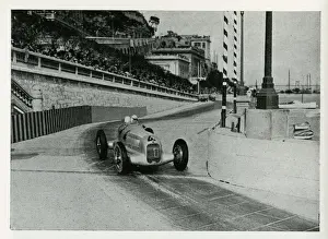 Monte Prints: Luigi Fagioli, winner of the Monaco Grand Prix