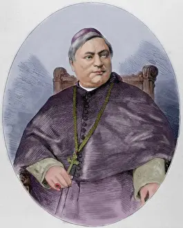 Vatican Prints: Luigi Jacobini (1832 A?i?1887). Italian Cardinal of the Rom