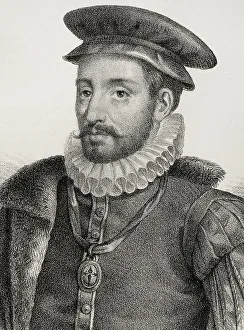 Lithography Collection: Luis de Requesens y Zuniga (1528-1576). Spanish military