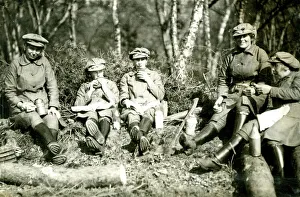 Physical Collection: Lumber Jills, Land Girls in Devon, WW1