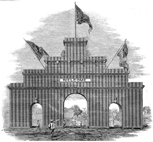 Waless Prints: The Lumberers Arch, Ottawa, 1860