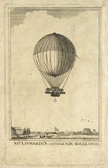 Images Dated 7th November 2011: Lunardi air balloon in London