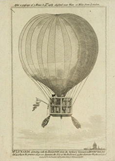 Images Dated 7th November 2011: Lunardi ascent from Artillery Grounds