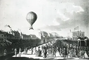 Lunardis first ascent in England, Artillery Grounds - 1784