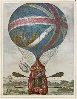 1785 Prints: Lunardis Second Balloon