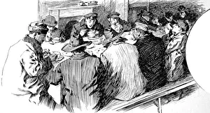 Images Dated 15th December 2004: Lunch in a Jewish shelter, London, 1904