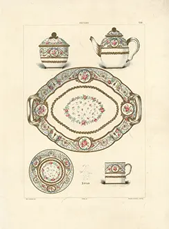 Edouardgarnier Prints: Lunch service called Solitaire, 1779