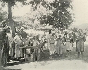 Arabs Collection: Luncheon in the streets of Cairo, Egypt