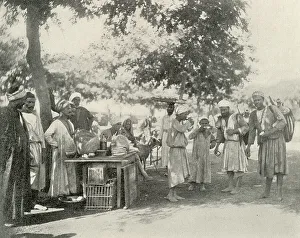 Luncheon in the streets of Cairo, Egypt