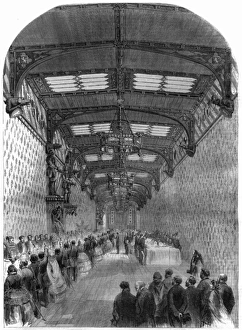 Alton Gallery: Luncheon in the Talbot Gallery at Alton Towers, 1860