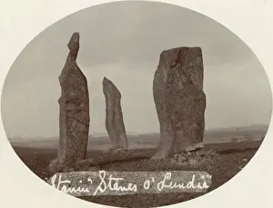 Megalithic Prints: Lundy - Standing Stones