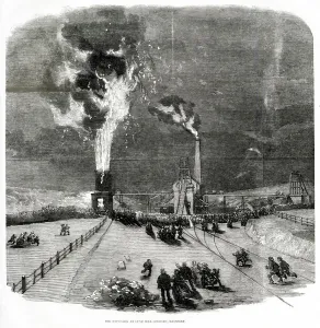 Shaft Collection: Lung Hill Colliery explosion 1857