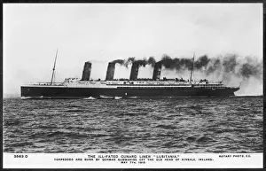 Lusitania in 1908