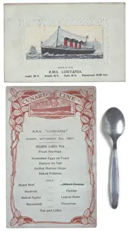 Lusitania Menu
