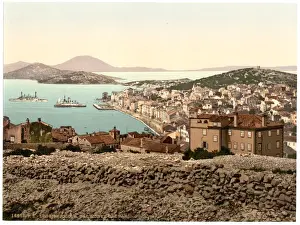 Istria Prints: Lussin-Piccolo (i. e. Lussinpiccolo), from Monte Calavario