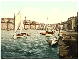 Lussin-Piccolo (i. e, Lussinpiccolo), from the west, Istria