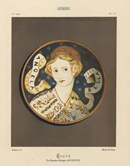 Angela Prints: Lusterware dish by the Renaissance master