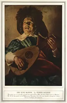 Judith Prints: The Lute Player by Judith Leyster