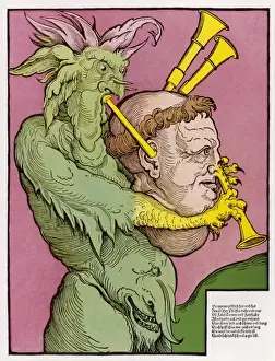 1483 Prints: Luther Caricature 1525