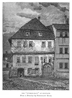 1546 Prints: Luther - Eisenach home 2