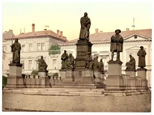 Worms Prints: Luther Memorial, Worms, the Rhine, Germany