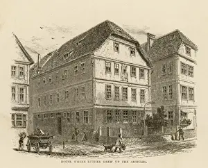 1546 Prints: Luther - Wittenberg Home