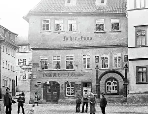 Luthers Prints: Luther's House, Eisenach, Germany, Victorian period