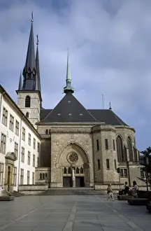 Dame Prints: Luxembourg City. Notre-Dame Cathedrale
