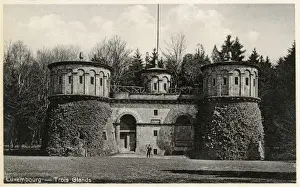 Quarter Prints: Luxembourg - Fort Thungen - Drai Eechelen Park