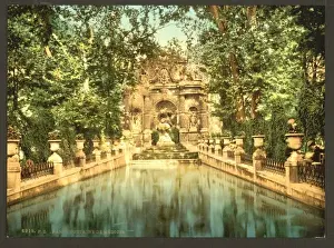 Luxembourg Gardens, the Medici fountains, Paris, France