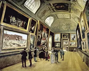 Luxembourg Palace One of the halls in 1884